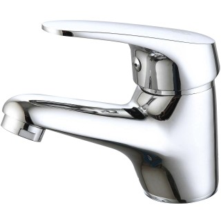 Acquista il rubinetto monocomando cromato per lavabo della