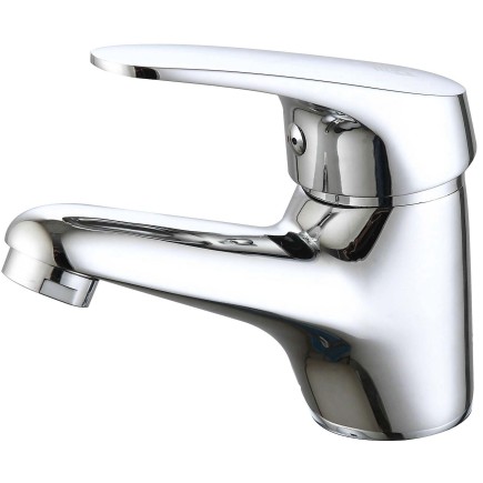 Acquista il rubinetto monocomando cromato per lavabo della
