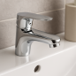 Rubinetto monocomando per lavabo cromato serie Mentha