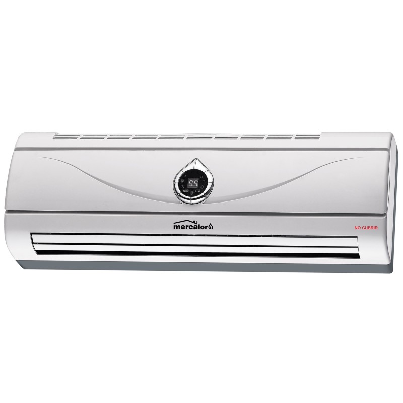 RISCALDATORE DA PARETE MAXI-SILVER 2000W con telecomando