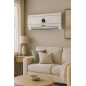 RISCALDATORE DA PARETE MAXI-SILVER 2000W con telecomando