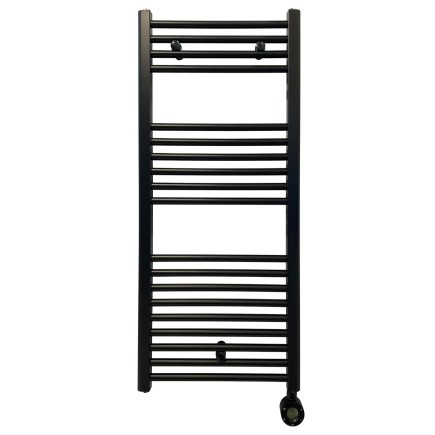 Toallero Eléctrico Programable MERCALOR CE05504N – 400 W, negro 876 × 500 mm