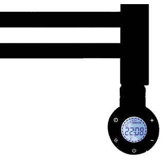 Sèche-serviettes électrique programmable MERCALOR CE05504N, noir, 400 W, 876 × 5