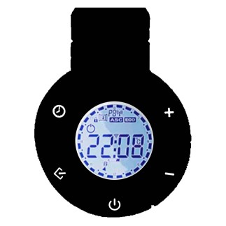 Sèche-serviettes électrique programmable MERCALOR CE05504N, noir, 400 W, 876 × 5