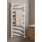 Porte-serviettes Idrogas Eco en aluminium blanc – 450 × 1200 mm Porte-serviettes Idrogas Eco en aluminium blanc – 450 × 1200 mm
