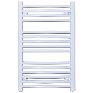 Scaldasalviette Idrogas Eco in alluminio bianco 500 × 800 mm per sistemi idronici