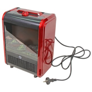 Lareira elétrica MERCALOR MT01521 com potência de 1.000/2.000 W, di
