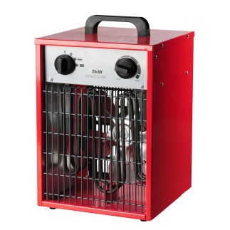 Aquecedor de ar portátil e robusto MERCALOR MC50 / MT13965 de 5.000 W, com