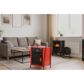 Aquecedor de ar portátil e robusto MERCALOR MC50 / MT13966 de 15.000 W, com