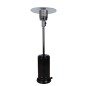 Estufa exterior tipo farola MERCALOR MT01554 14 kW. Diseño negro, ence
