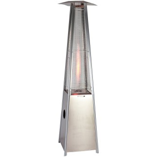 Riscaldatore a gas da esterno MERCALOR MT01556, tipo lanterna, 13 kW. Accensione e
