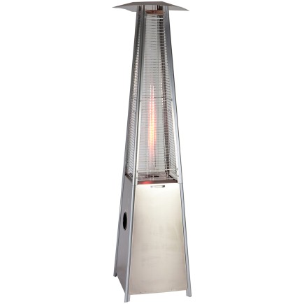 Riscaldatore a gas da esterno MERCALOR MT01556, tipo lanterna, 13 kW. Accensione e
