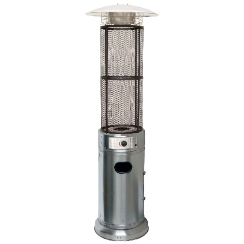Aquecedor externo MERCALUZ “Totem” MT01559 – 11 kW (aço inoxidável)