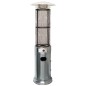 Aquecedor externo MERCALUZ Totem MT01559 de 11 kW em aço inoxidável, ence