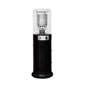 Riscaldatore a gas da esterno MERCALOR Mini Totem 11 kW, con ruote, acciaio inox