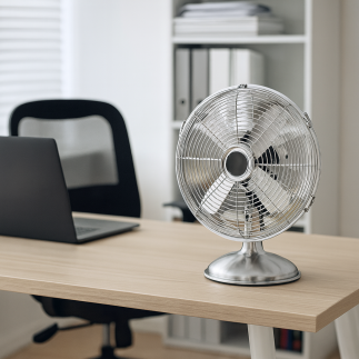 Ventilateur oscillant MERCAFAN CLASIC 30 cm 40 W. Design classique en métal.