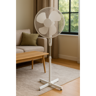 Ventilateur sur pied MERCAFAN MT01443 Ø 40 cm 40 W, base en croix avec oscillation