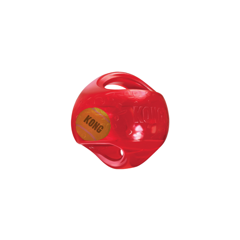 Balle pour chien KONG Jumbler avec poignée – Ø 12 cm Balle pour chien KONG Jumbler avec poignée – Ø 12 cm