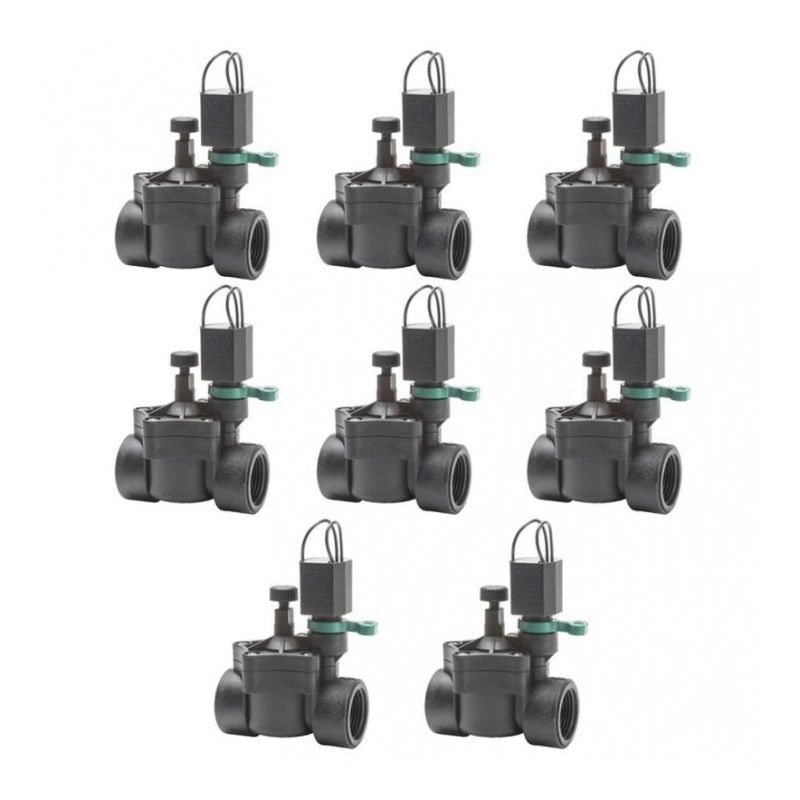Électrovanne Rain RN 150 24 V 3/4" avec régulateur de débit (lot de 8)