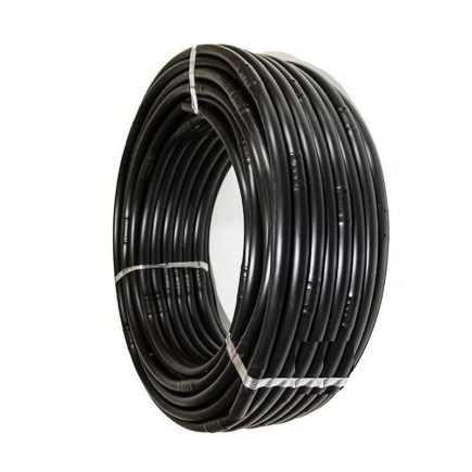 Tubo de irrigação de 16 mm com gotejadores, 33cm x 100 metros|Primfort