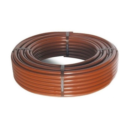 Tuyau marron 16 mm avec goutteurs, 33 cm, 100 mètres | Primfort