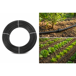 Tubo sólido preto de 18 mm com 100 metros para irrigação | Primfort