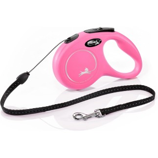 Compre Flexi New Classic Coleira Extensível S - Rosa - 5m
