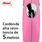Guia extensível Flexi New Classic S - Rosa - 5m Guia extensível Flexi New Classic S - Rosa - 5m