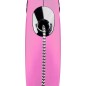 Guia extensível Flexi New Classic S - Rosa - 5m Guia extensível Flexi New Classic S - Rosa - 5m