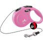 Guia extensível Flexi New Classic S - Rosa - 5m Guia extensível Flexi New Classic S - Rosa - 5m