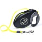 Laisse professionnelle extensible Flexi Giant L - Gris et jaune - 10 m Laisse professionnelle extensible Flexi Giant L - Gris et jaune - 10 m