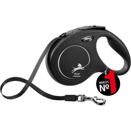 Acquista il guinzaglio estensibile Flexi New Classic M - Nero