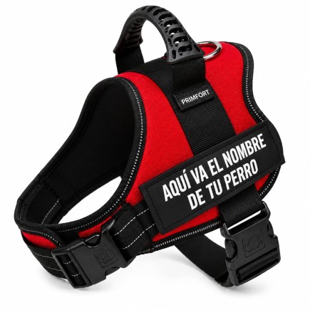 Acquista pettorina personalizzata per cani taglia L 21-32 kg rossa