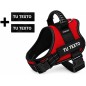 Harnais tactique personnalisé PRIMFORT pour chiens moyens, réglable, rouge, taille M (11-20 kg) avec le nom de votre chien. Harnais tactique personnalisé PRIMFORT pour chiens moyens, réglable, rouge, taille M (11-20 kg) avec le nom de votre chien.