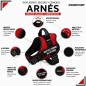 Harnais tactique personnalisé PRIMFORT pour chiens moyens, réglable, rouge, taille M (11-20 kg) avec le nom de votre chien. Harnais tactique personnalisé PRIMFORT pour chiens moyens, réglable, rouge, taille M (11-20 kg) avec le nom de votre chien.