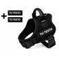 Harnais tactique ajustable et personnalisé PRIMFORT pour chiens moyens, noir, taille M (11-20 kg), avec le nom de votre chien. Harnais tactique ajustable et personnalisé PRIMFORT pour chiens moyens, noir, taille M (11-20 kg), avec le nom de votre chien.