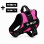Harnais tactique personnalisé PRIMFORT pour chiens moyens, ajustable, rose, taille M (11–20 kg) avec le nom de votre chien Harnais tactique personnalisé PRIMFORT pour chiens moyens, ajustable, rose, taille M (11–20 kg) avec le nom de votre chien