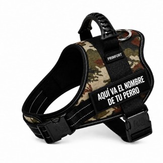 Harnais pour chien personnalisé taille L (21-32 kg), camouflage
