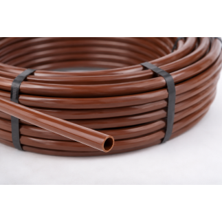 Tubería de Riego PE 16 mm Ciega Marrón 100 m | Primfort