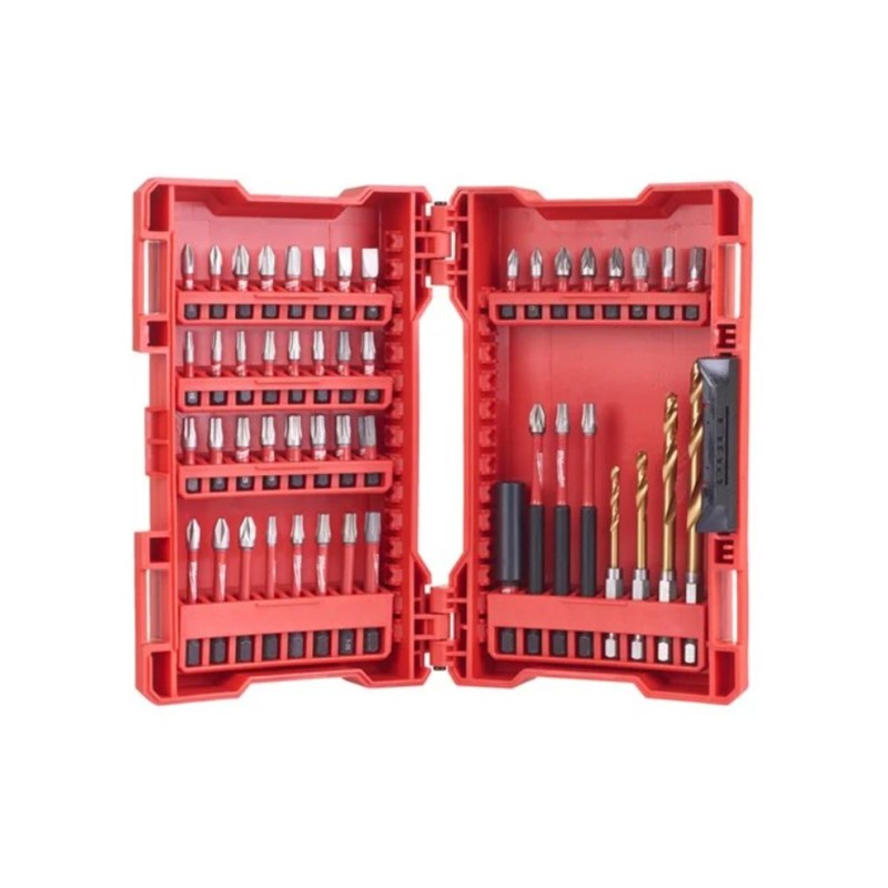 Coffret de 48 embouts Milwaukee Shockway Coffret de 48 embouts Milwaukee Shockway
