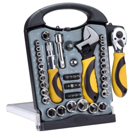 Coffret d'outils à main MERCATOOLS 45 pièces | Primfort