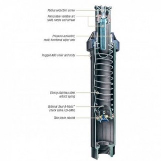 Compre o difusor de irrigação Rain Bird US-410. Alcance de 3 m.