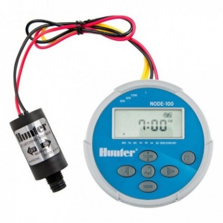 Acquista il programmatore di irrigazione Hunter NODE100 con solenoide da 9 V incluso