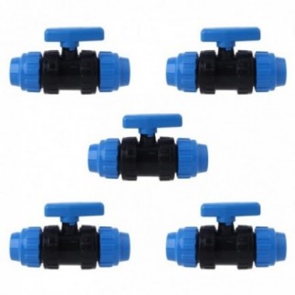 Raccord de vanne en PVC. Maillon polyéthylène 32 mm (paquet de 5 unités)