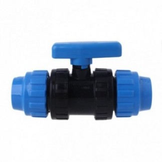 Raccord de vanne en PVC. Maillon polyéthylène 32 mm (paquet de 5 unités)