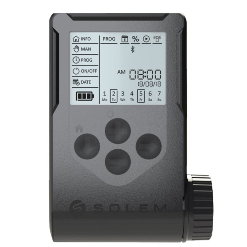 Programador Solem Woobee Bluetooth 2 Zonas - Riego Autónomo y Versátil Programador Solem Woobee Bluetooth 2 Zonas - Riego Autónomo y Versátil