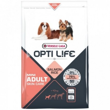 Comprar Alimento para Perros OPTI Life Skin Care Mini con salmón y arroz 7,5 kgs