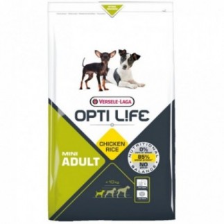 Acquista OPTI Life Adult Mini Dog Food con Pollo e Riso 7,5 kg