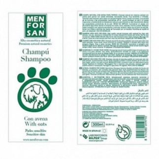 Achetez le shampoing naturel à l'avoine Menforsan 300 ml