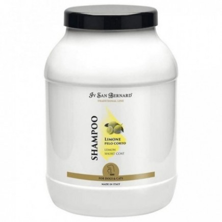 Acheter IV Saint Bernard Shampooing Citron pour Chiens à Poils Courts 3 litres